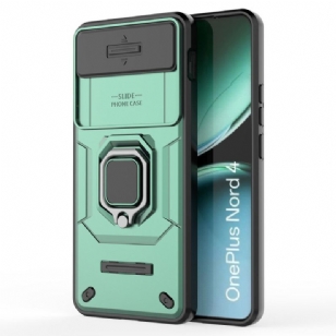 Coque OnePlus Nord 4 Ring Résistante avec Protecteur Objectif
