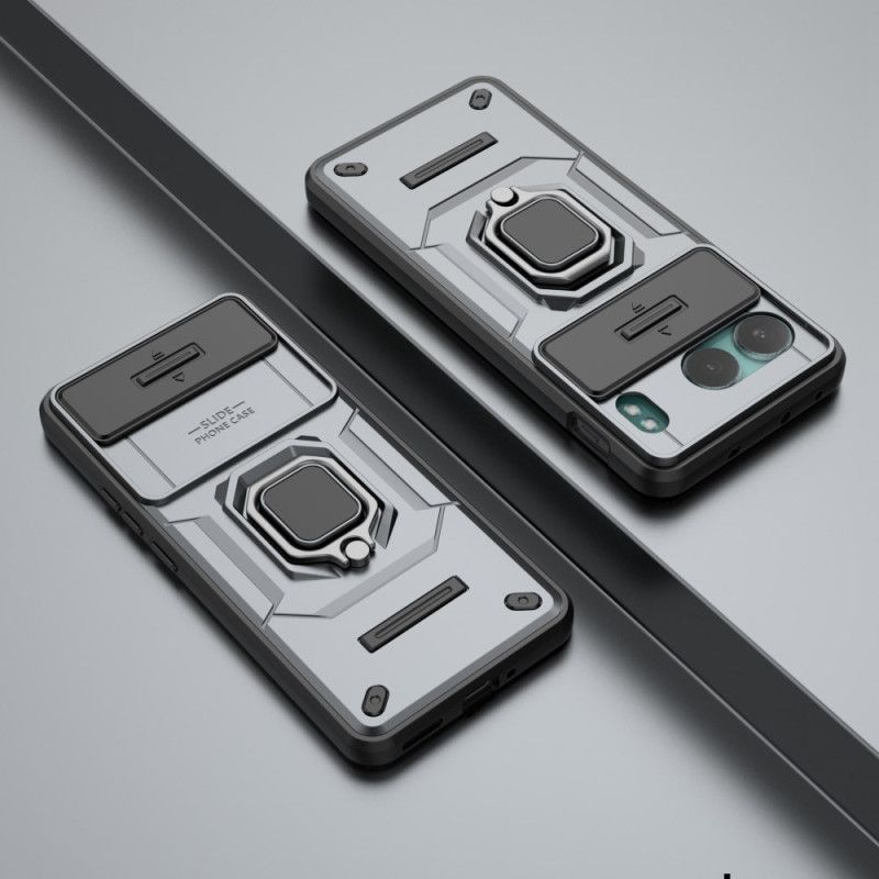 Coque OnePlus Nord 4 Ring Résistante avec Protecteur Objectif