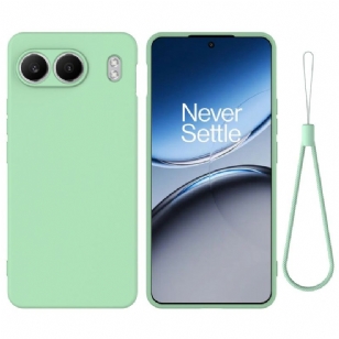 Coque OnePlus Nord 4 Silicone Liquide à Lanière