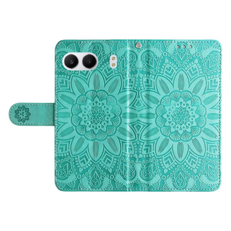 Housse OnePlus Nord 4 Motif Tournesol à Lanière