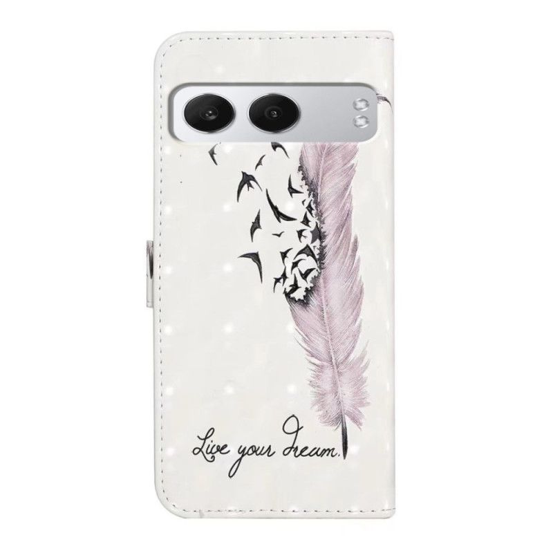 Housse OnePlus Nord 4 Plume Rose 3D