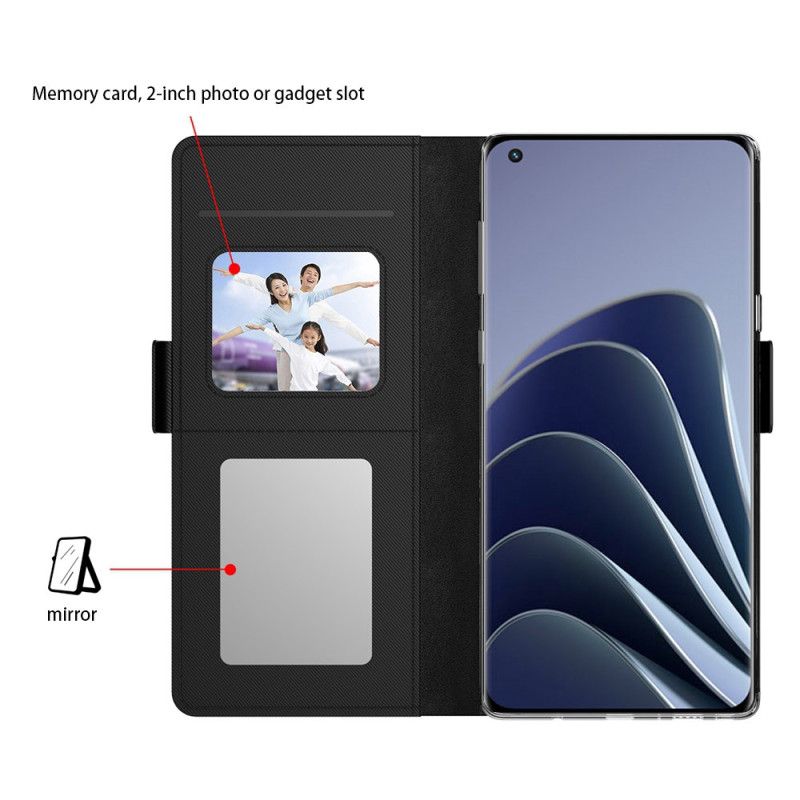 Housse OnePlus Nord 4 Porte-Cartes et Miroir