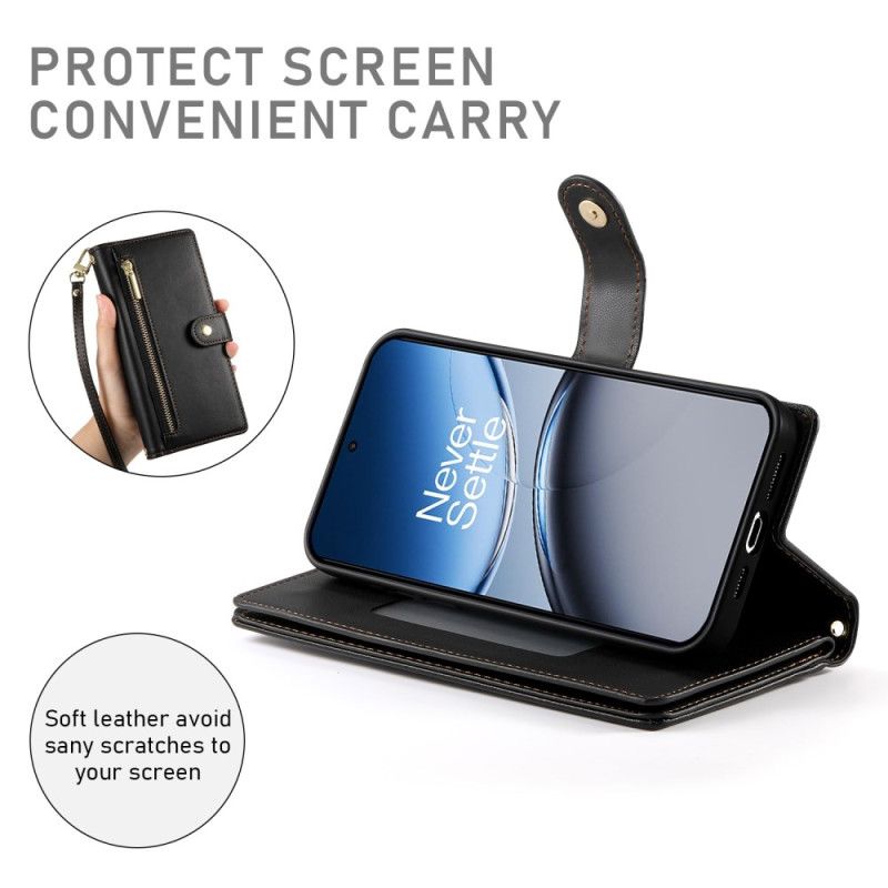 Housse OnePlus Nord 4 Portefeuille avec Lanière et Bandoulière