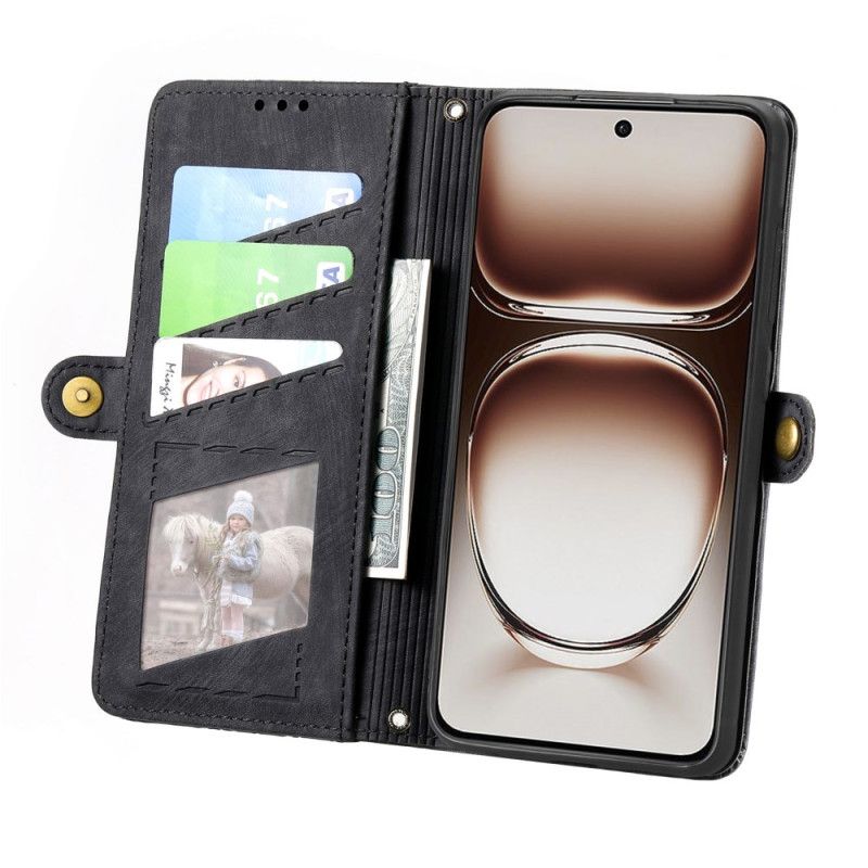 Housse OnePlus Nord 4 Portefeuille Motifs Géométriques