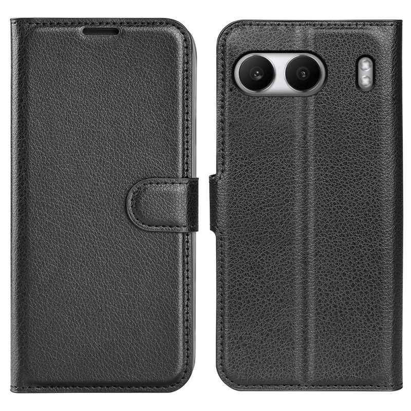 Housse OnePlus Nord 4 Simili Cuir Litchi