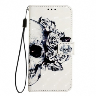 Housse OnePlus Nord 4 Tête de Mort Fleuri