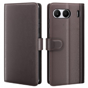 Housse OnePlus Nord 4 Véritable Cuir