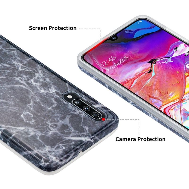 Coque Samsung Galaxy A70 Marbre