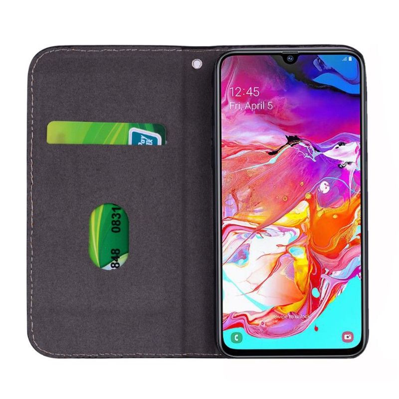 Samsung Galaxy A70 - Étui luxury effet croco