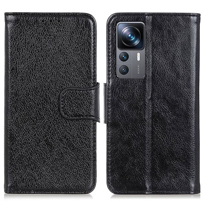 Housse Xiaomi 12T / 12T Pro Cuir Nappa Fendu