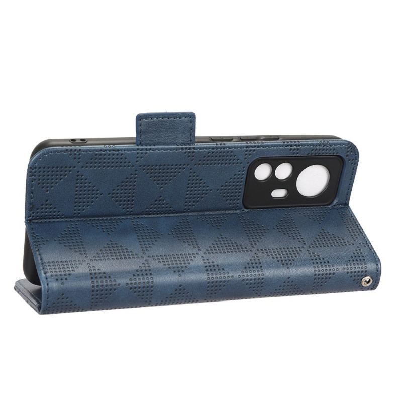 Housse Xiaomi 12T / 12T Pro Triangles Style Rétro