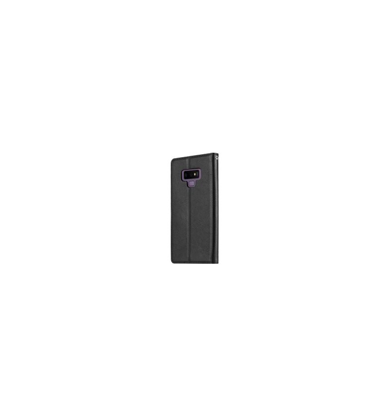 Samsung Galaxy Note 9 - Housse en simili cuir stand case