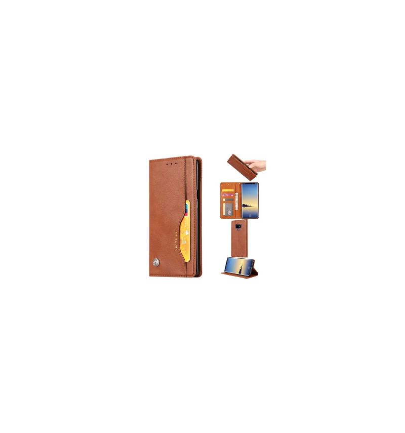 Samsung Galaxy Note 9 - Housse en simili cuir stand case