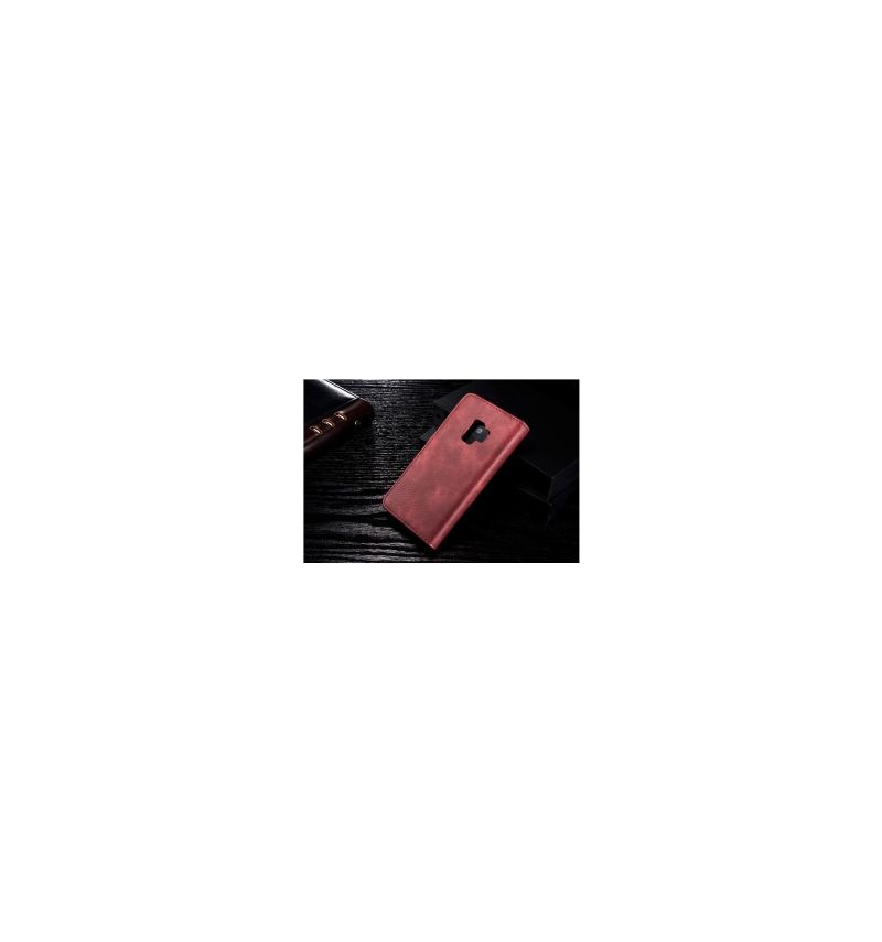 Housse portefeuille + coque amovible Samsung Galaxy S9 - Rouge