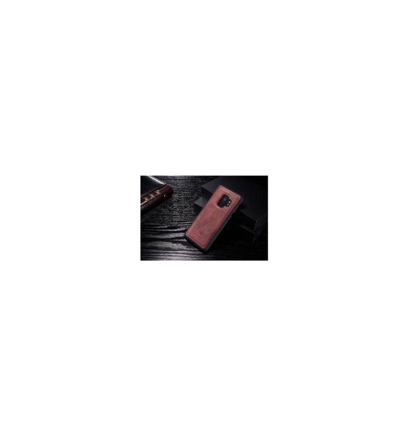 Housse portefeuille + coque amovible Samsung Galaxy S9 - Rouge