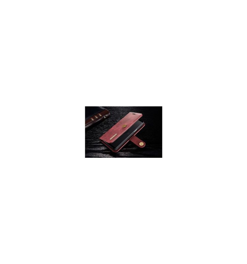 Housse portefeuille + coque amovible Samsung Galaxy S9 - Rouge