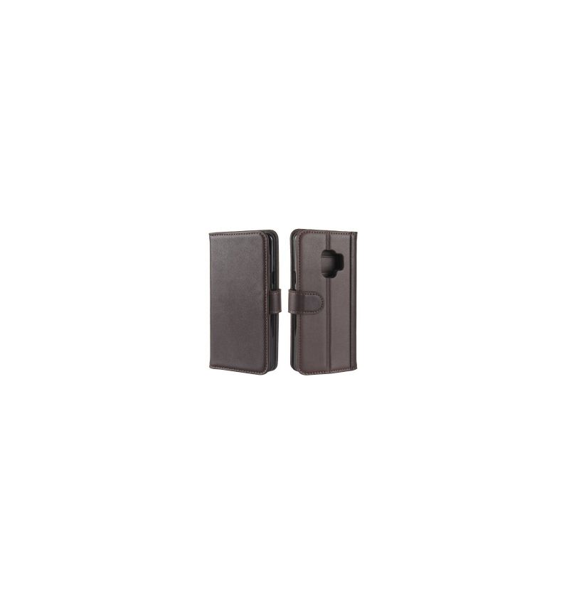 Housse Samsung Galaxy S9 Cuir Premium - Marron
