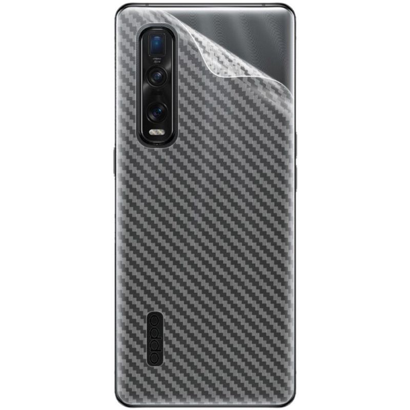 Films arrière carbone pour Oppo Find X2 Pro (2 pièces)