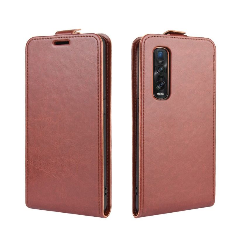 Housse Oppo Find X2 Pro simili cuir avec rabat vertical