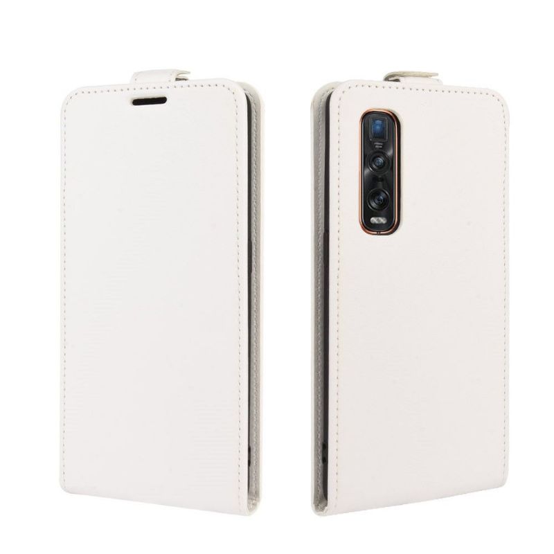 Housse Oppo Find X2 Pro simili cuir avec rabat vertical