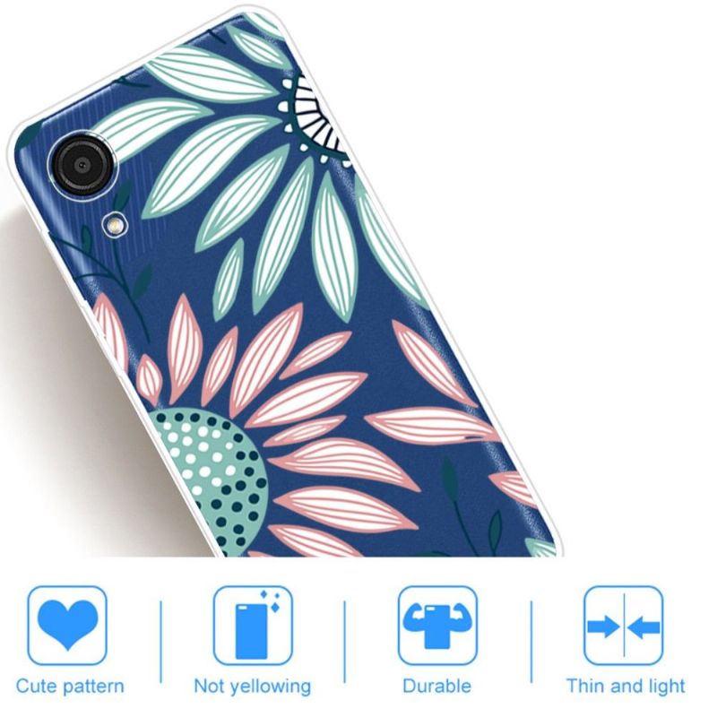 Coque Samsung Galaxy A03 Core Daisy fleurs