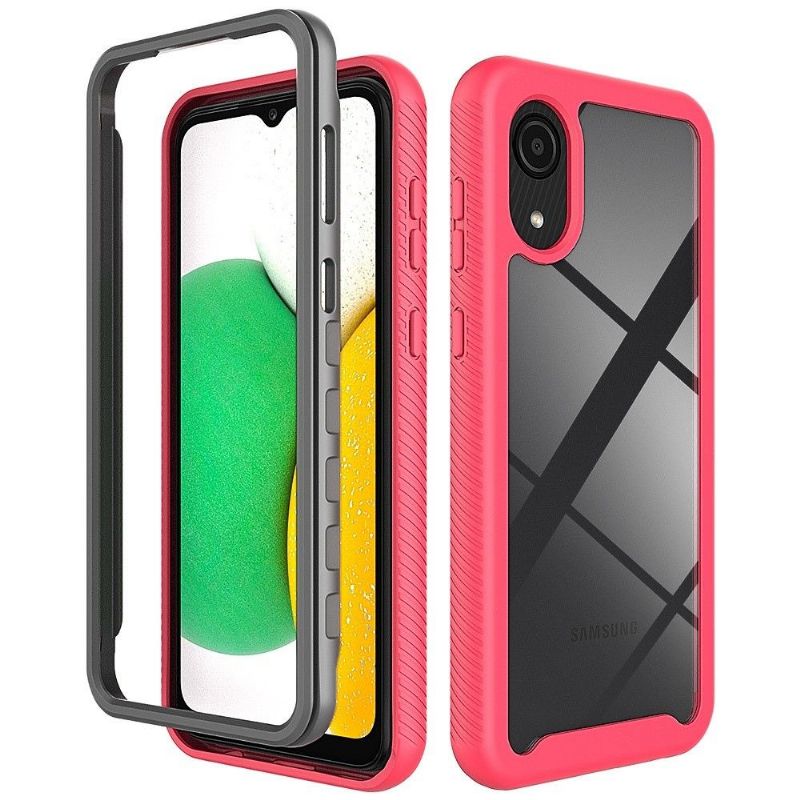 Coque Samsung Galaxy A03 Core hybride Antichoc dos transparent