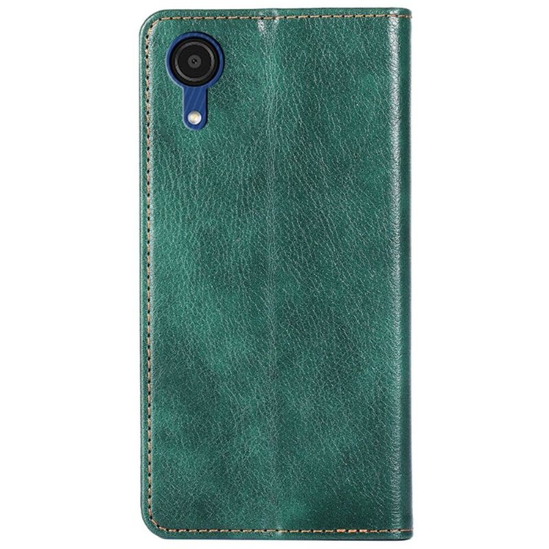 Flip cover Samsung Galaxy A03 Core PURE simili cuir