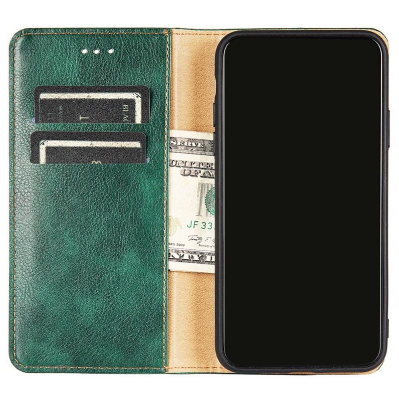 Flip cover Samsung Galaxy A03 Core PURE simili cuir