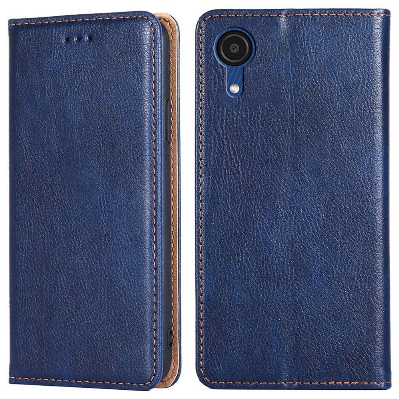 Flip cover Samsung Galaxy A03 Core PURE simili cuir