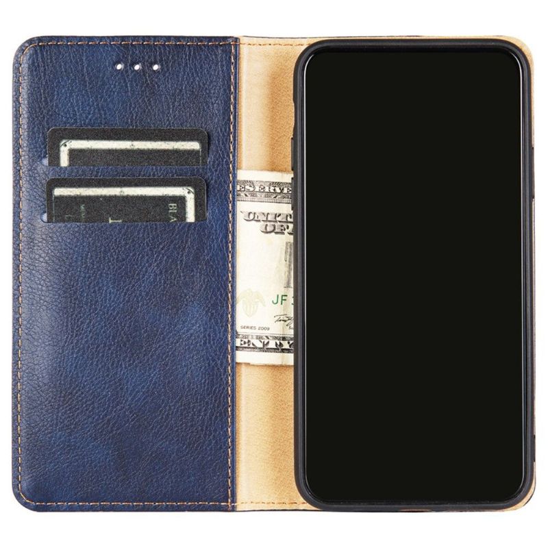 Flip cover Samsung Galaxy A03 Core PURE simili cuir