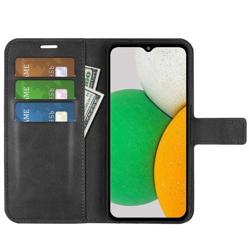 Housse portefeuille Samsung Galaxy A03 Core style cuir