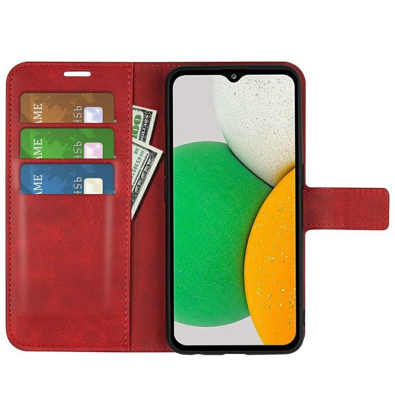 Housse portefeuille Samsung Galaxy A03 Core style cuir