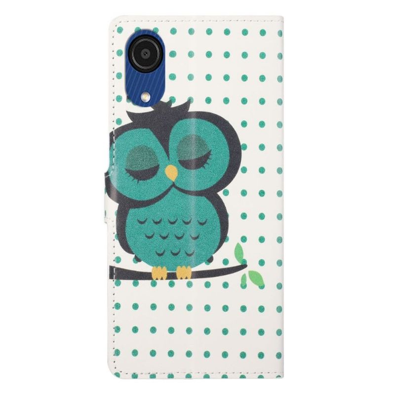 Housse Samsung Galaxy A03 Core Hibou Endormi
