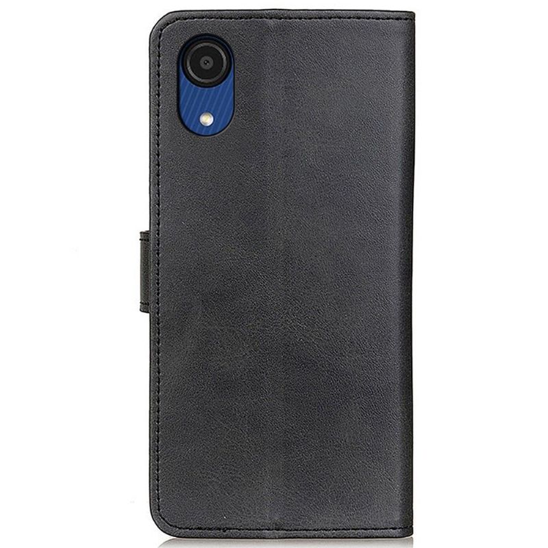 Housse Samsung Galaxy A03 Core Marius effet cuir mat