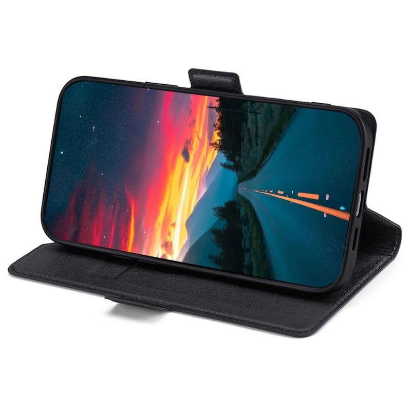 Housse Samsung Galaxy A03 Core simili cuir Minimalist Business