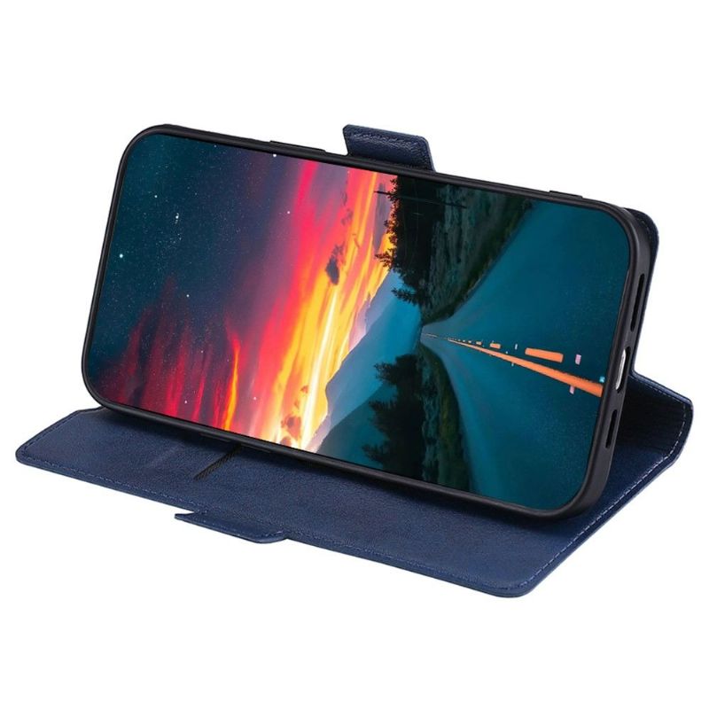 Housse Samsung Galaxy A03 Core simili cuir Minimalist Business