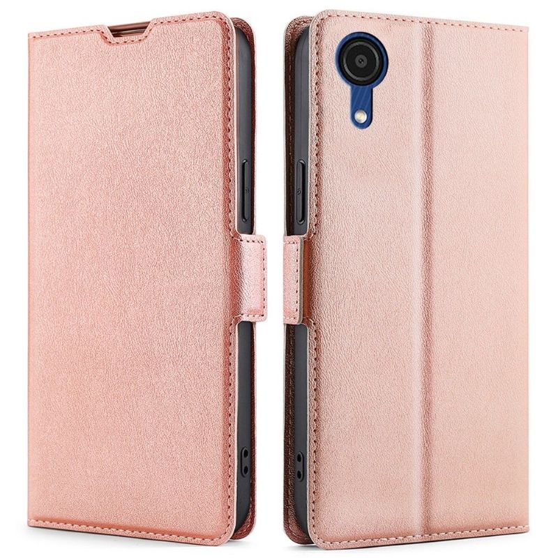 Housse Samsung Galaxy A03 Core simili cuir Minimalist Business