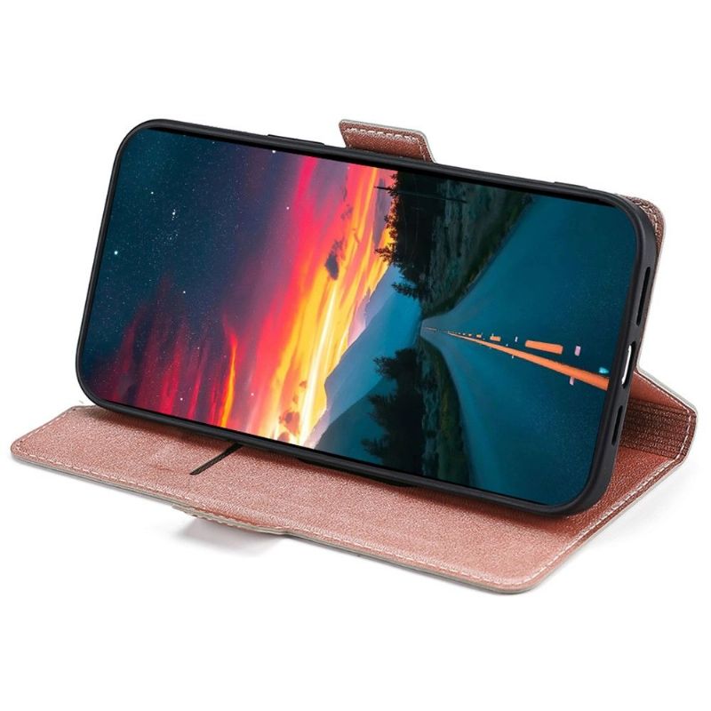 Housse Samsung Galaxy A03 Core simili cuir Minimalist Business