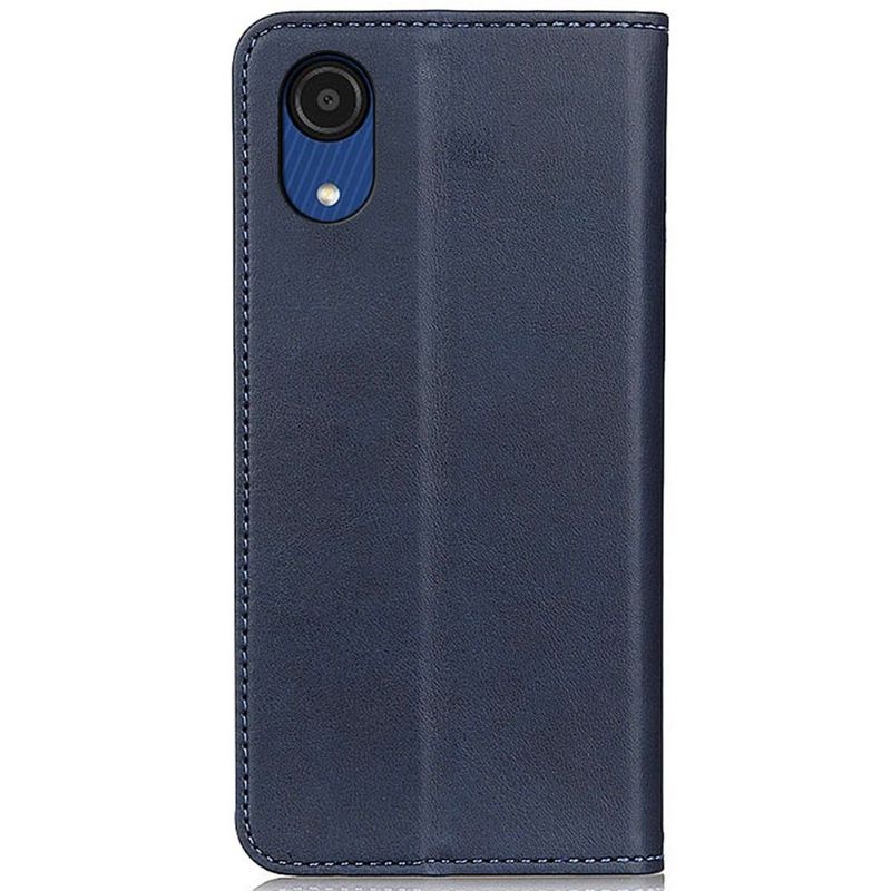 Housse Samsung Galaxy A03 Core Simone Flip simili cuir vieilli