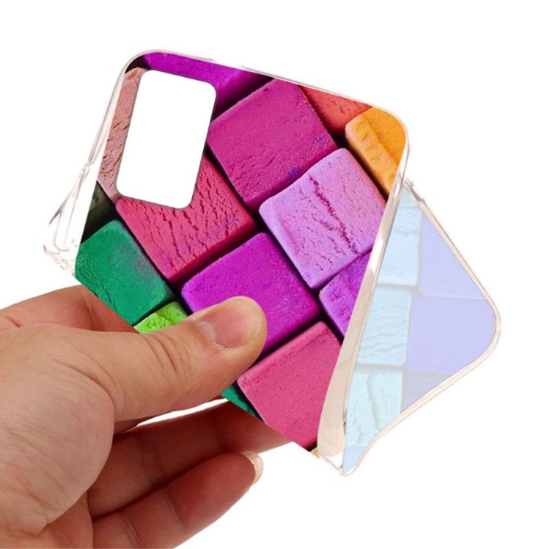 Coque Oppo Reno 6 5G Blocs Colorés