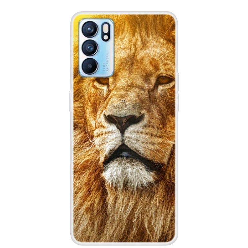 Coque Oppo Reno 6 5G Golden Lion