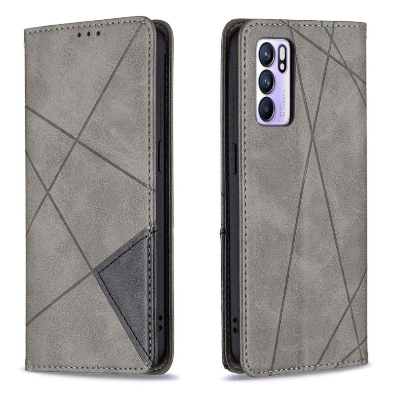 Housse Oppo Reno 6 5G Célinia Style Cuir Porte Cartes