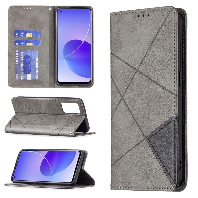 Housse Oppo Reno 6 5G Célinia Style Cuir Porte Cartes