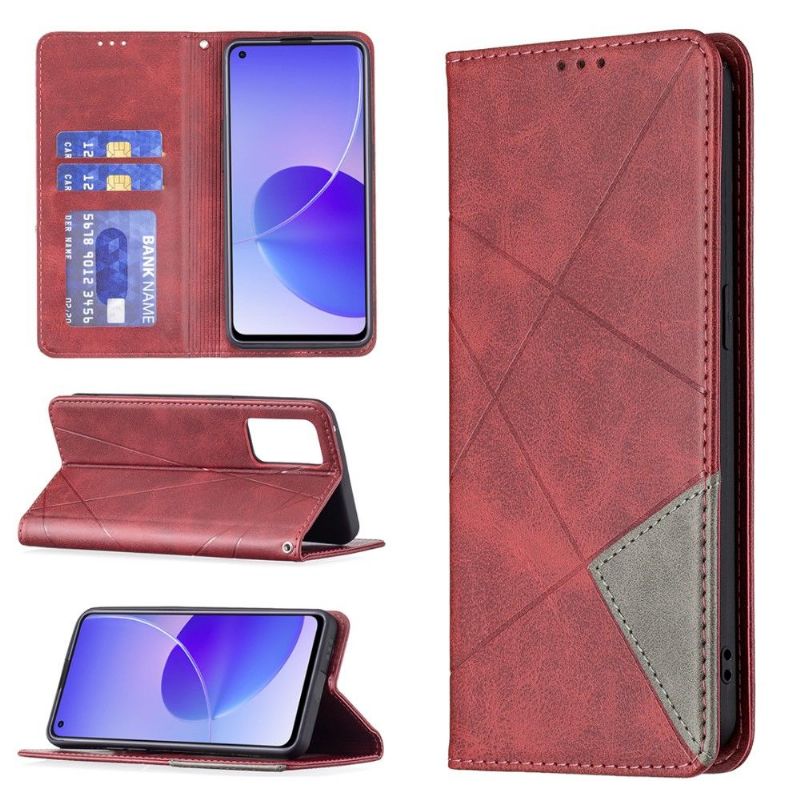Housse Oppo Reno 6 5G Célinia Style Cuir Porte Cartes