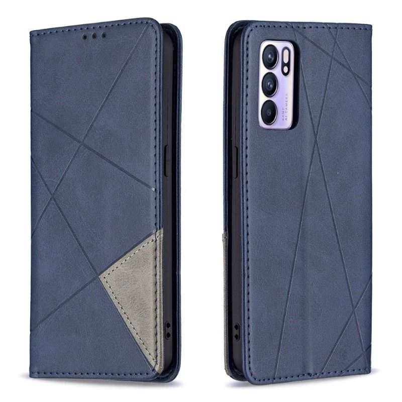 Housse Oppo Reno 6 5G Célinia Style Cuir Porte Cartes