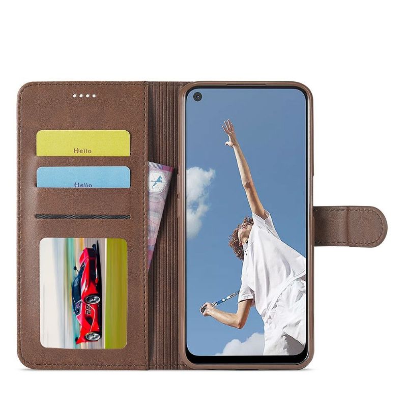 Housse Oppo Reno 6 5G Effet Cuir LC.IMEEKE