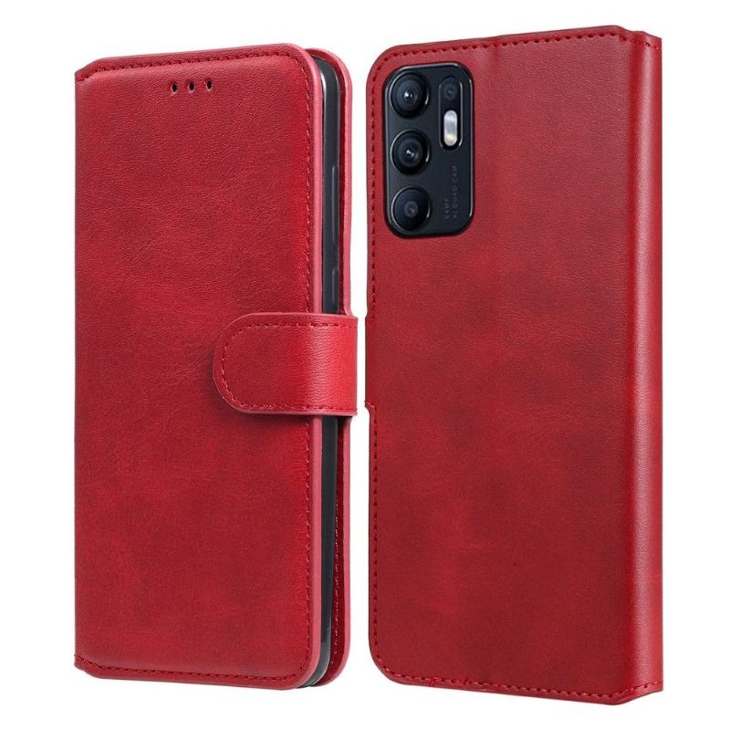 Housse Oppo Reno 6 5G Louise Effet Cuir