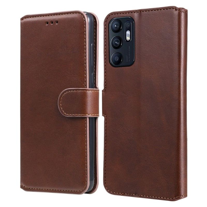 Housse Oppo Reno 6 5G Louise Effet Cuir