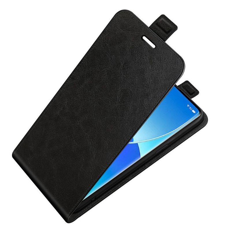 Housse Oppo Reno 6 5G simili cuir avec rabat vertical