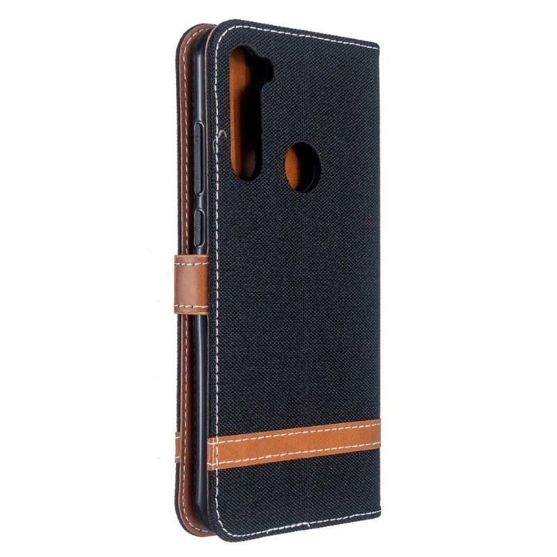 Xiaomi Redmi Note 8T - Étui folio revêtement tissu
